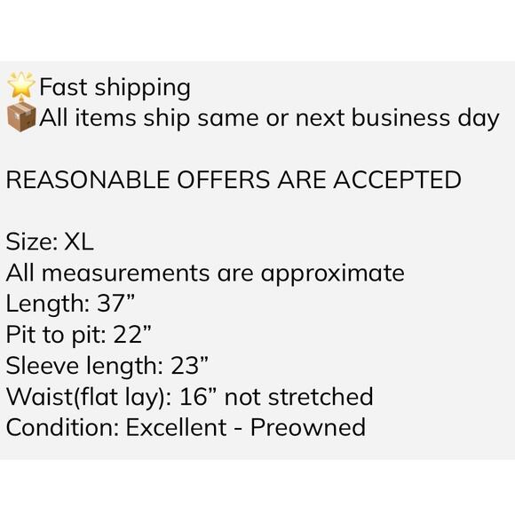 GAP Dress w Pockets XL Women Black Red Blouson Long Sleeve Faux Wrap V-Neck Mini - Picture 2 of 9